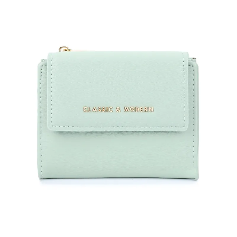 Besta vatnshelda margfalda tvíhliða veskið fyrir kreditkortahafa fyrir konur