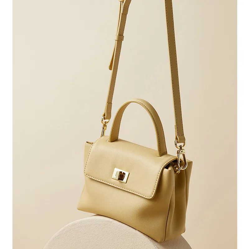 Mjúk leður kóresk skrifstofutaska hliðartösku